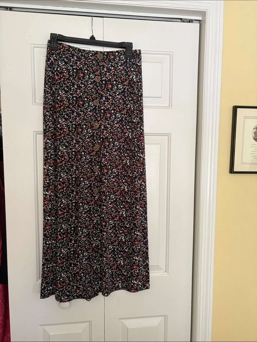 SO Skirt with Pink & Red Ditsy Floral